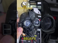 Motorcycle Full Aluminum White Yellow Spotlight Reflector Lamp