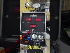 Carbon Fiber Casing White Yellow Flash Aluminum LED Motorcycle Spot Lights