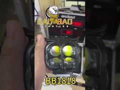 4 LED Owl Shape Black Aluminum White Yellow Motorcycle LED Spotlight