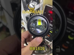 Aluminum White Yellow Direct Light 30V LED Spot Lights Motorcycle