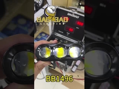Motorbike Yellow White Color Projector LED Light Upgrade Spotlight Accessories