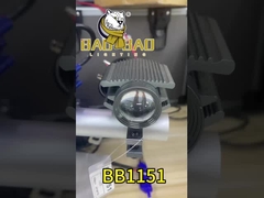 White Yellow Flash Motorcycle Spotlight LED Light External Mini Driving Light