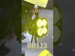 Square Style 4D White Bright Light Waterpoof Motorclcle LED Headlight