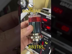 H4 BA20D Black Casing 80V Universal Motorcycle LED Headlight Bulb