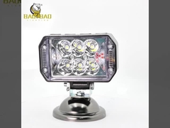 White Flash Blue Red Metal LED Headlight Available Motorcycle Fog Light