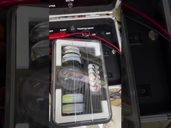 Plastic Aluminum 5 Inch Skull White Yellow Car LED Headlights Moto Spotlight