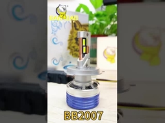 H4 White Flash Metal High Brightness Car Interior Headlight LED Bulb Luces Light