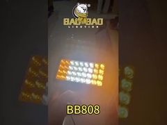 36 LED Bright Lamp Aluminum 80V White Yellow Motorcycle Indicator Light