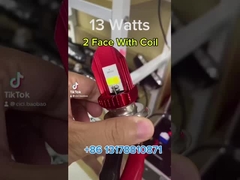 H4 Metal White Yellow Dual Color 2 Face With Coil Motorcycle LED Light Bulb