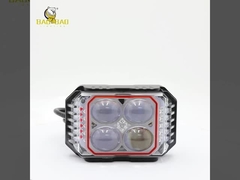 80V 4 Beads White Yellow Flashing Multi Color Metal Motorcycle LED Light