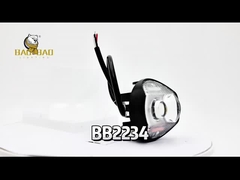 2 Bead metal White Yellow Dual Color Mini Driving LED Light CG125 Modified