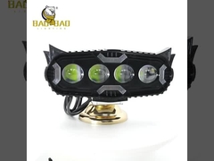 Red Blue Warning Plastic Project Light White Yellow Dual Color Motorcycle Fog Light