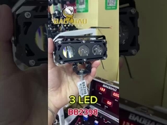 40 Watts 50 Watts Full Metal Red Devil Eyes White Yellow Dual Color Motorcycle LED Fog Light