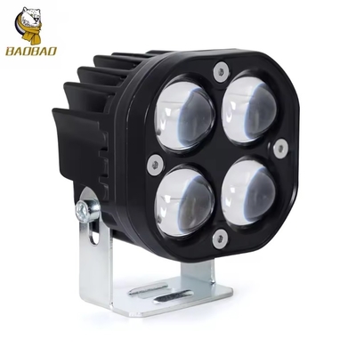 Square Style 4D White Bright Light Waterpoof Motorclcle LED Headlight