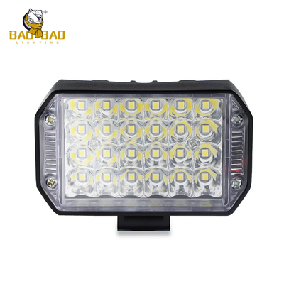 Aluminum White Yellow Flash Color 30V Motorcycle Universal Headlights