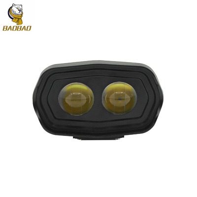 Plastic 12V White Yellow Flash 2 Beads Fog Light CG125 Decorations