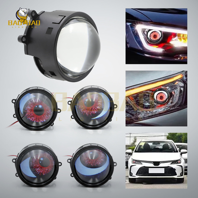 Red Blue Cute Demon Eye Available Car Headlight Interior Decoration