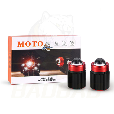 46W Metal White Yellow Motorcycle Auxiliary LED Driving Mini Fog Light