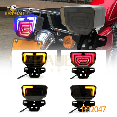Plastic Red Flashing Motorcycle LED Lights Available Tailight Spare Parts