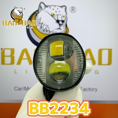 2 Bead Metal White Yellow Dual Color Mini Driving LED Light CG125 Modified