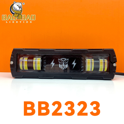 Heavy Quality Metal White Yellow Dual Color Motorcycle LED Headlight Outdoor Work Light
