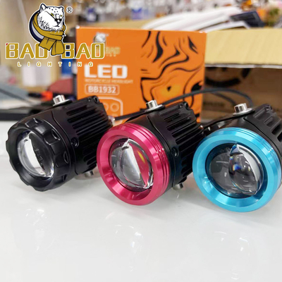 46 Watts Motorcycle LED Mini Driving Lighting System White Yellow Dual Color 12-80V