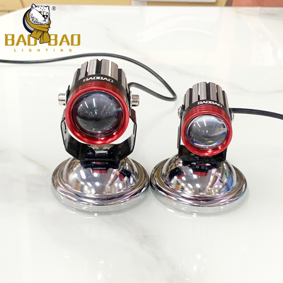 White Yellow Luces Fog Lights Aluminum 12-80V Motorcycle Lights BB2514