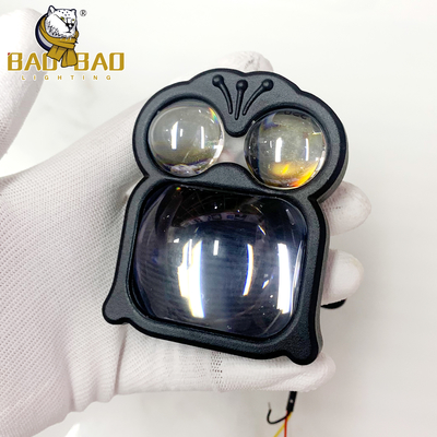 Frog Shape Devil Eyes White Yellow Luces Fog Lights Aluminum 12-80V Motorcycle Lights